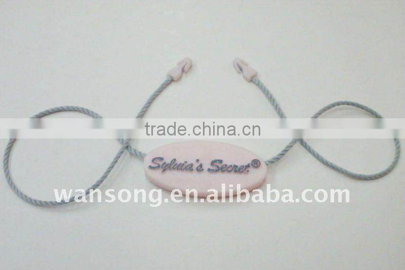 2015 new style hang tag plastic string seal for garment with best price