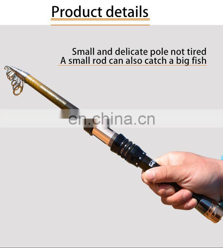 Wholesale fishing tackle closed length 31cm mini carbon fishing rod