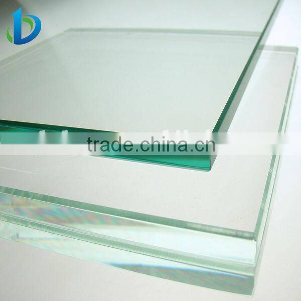 High level tempered glass with ISO building glass factory