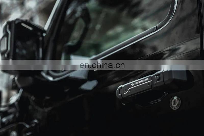 Furyengraver style aluminum 4 door handle for Jeep wrangler JL 2018+ 4x4 accessories