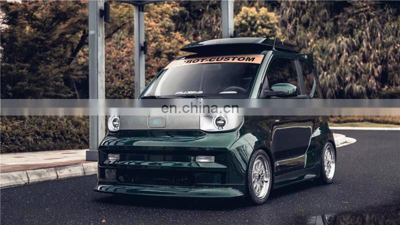 Runde Newest For Wuling Hongguang Mini Modified Robot Style Body kit Front Rear bumpers Hood Wheel Eyebrow Appearance