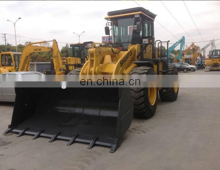 SHANTUI 5 ton wheel loader SL50WN hot sale front end loader stock price