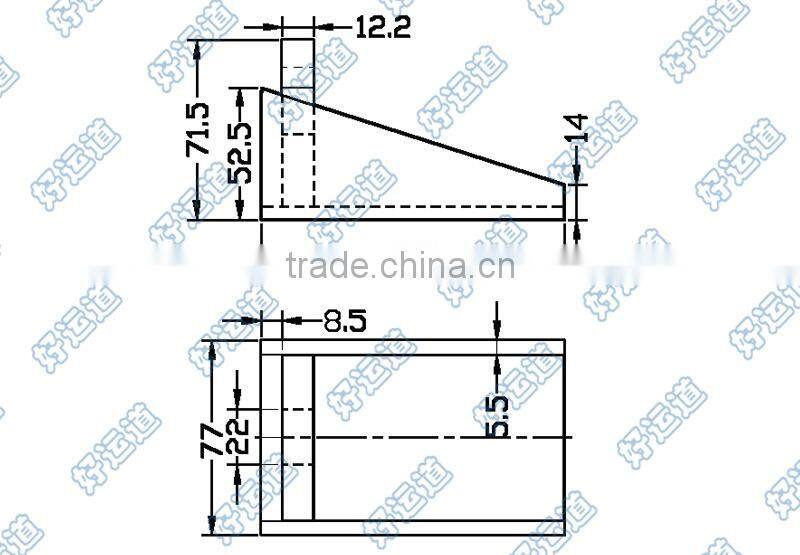 03227 Truck trailer accessories cylinder bracket