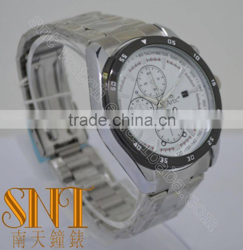 SNT-LA113 New Fashion Matte White Sunray Dial, High Quality Stainless Steel Watch