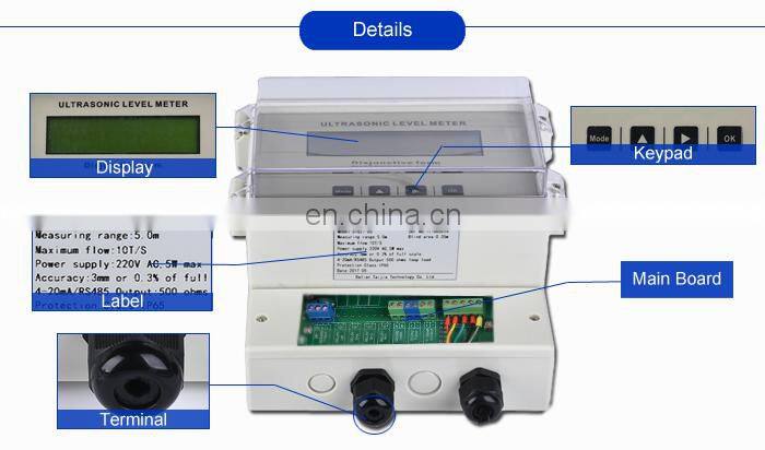 Taijia Open Channel Flow Meter for Measuring river water or Parshall flume Open Channel FlowMeter