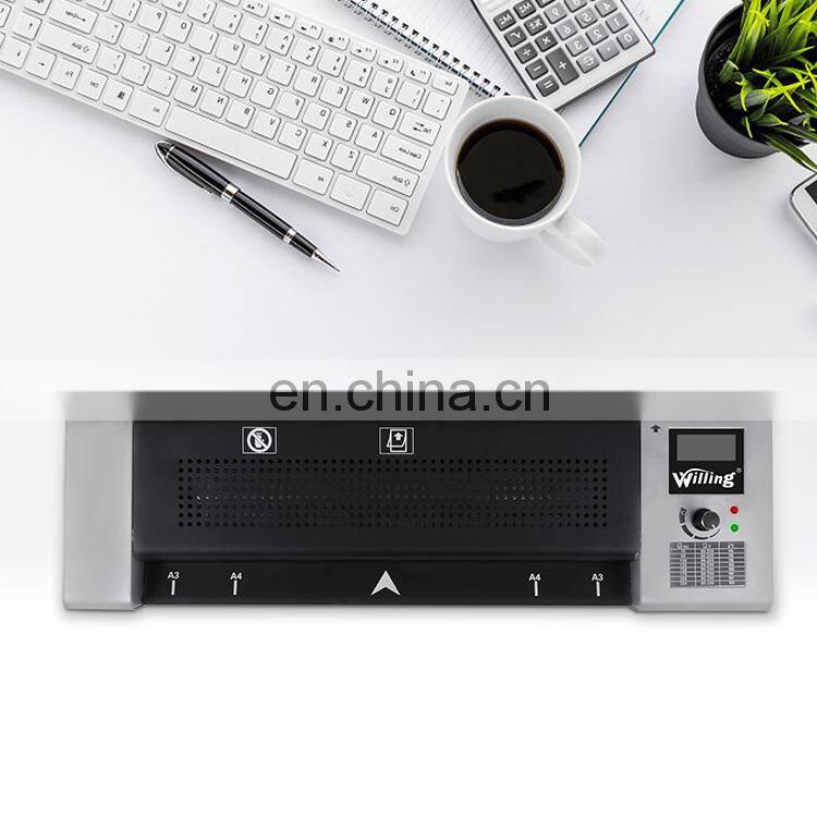 High Quality Label Paper Passport Document Lamin A3 A4 Thermal Hot&Cold Press Automatic Electric Laminator