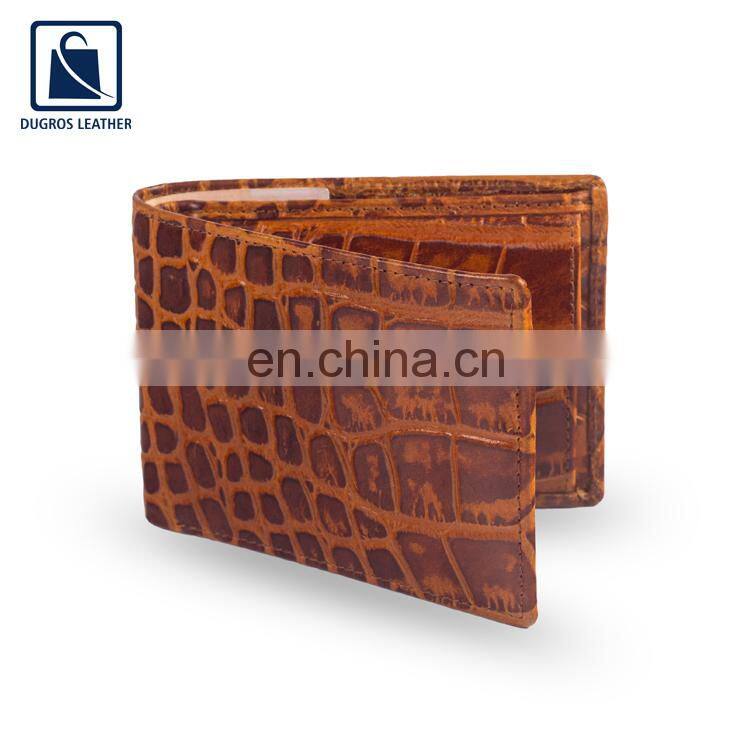 Factory Price Popular Design Men Leather Wallet for Wholesale Purchase