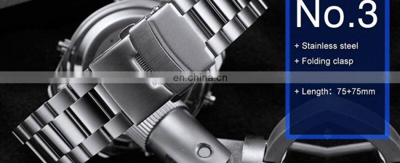 SINOBI Fashion Luxury Men Sports Digital Watch S9731G Online Dual Watch Waterproof Quartz Watches Jam Tangan Pria