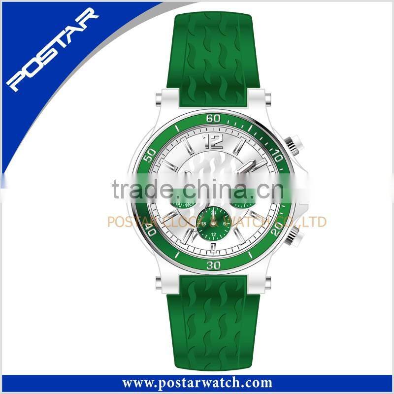 Multiselection Elegant Colorful Quartz Silicone Band Watch