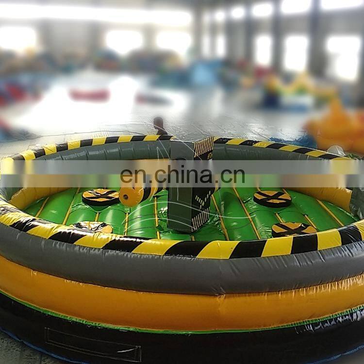 Commercial Factory Price Inflatable mechanical meltdown, inflatable wipeout game for sale