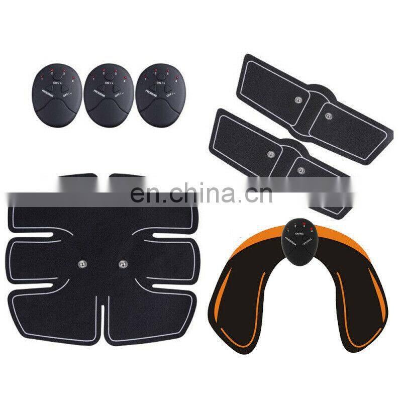New EMS Wireless Electric Massager Abdominal Muscles Trainer Smart ABS Stimulator