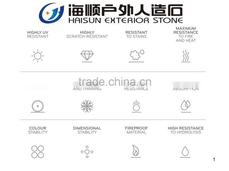 Commercial area mall stone background wall