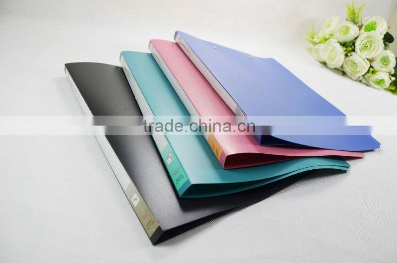 wholesale plastic sheet folder, 20 pages display pocket pp clear book file folder