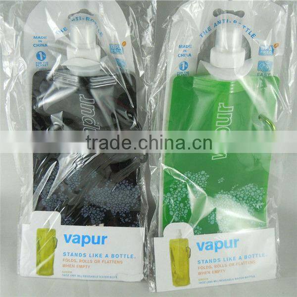 good gift high quality plastic foldable water bottle