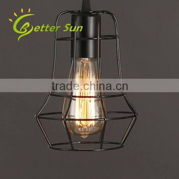 Industrial Pendant Lamp Iron Cage Pendant Light Fixture of Ceiling