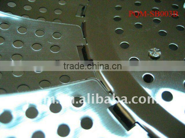 Senior durable stainless steel collapsible steamer basket 003B