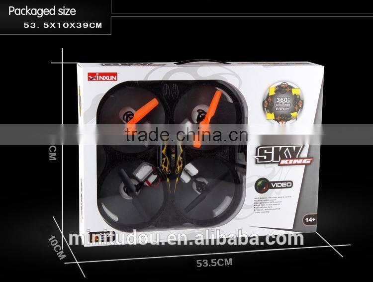 2014 X39V 2.4G 4 Axis RC Flying Toy UFO Quadcopter With Camera