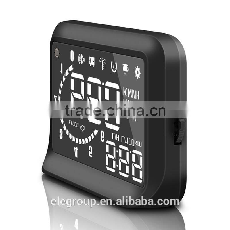 Universal Hud Car Head Up Display System Fuel Consumption Vehicle-Mounted OBD II HUD