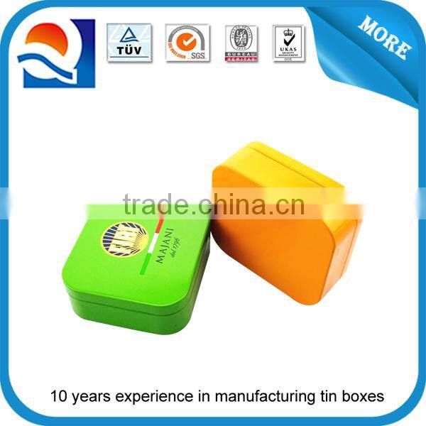 Dongguan factory directly cute candy tin box mini metal tin can
