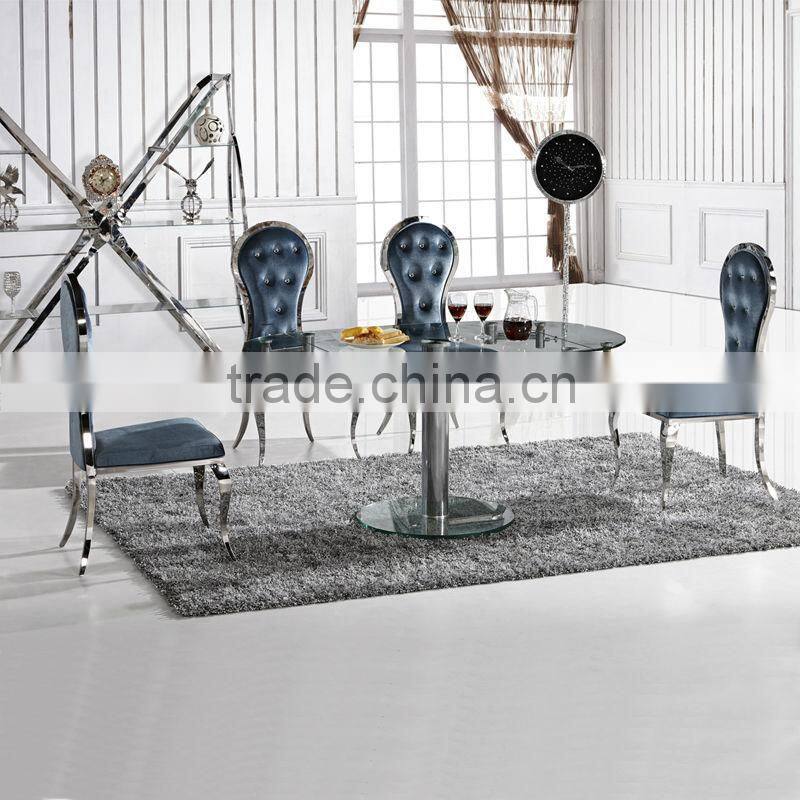 round granite marble dining table