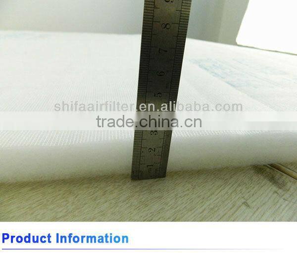 solid glue spray booth filter seamless material