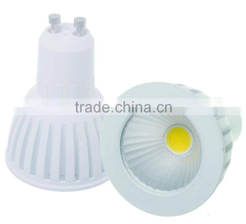 Factory Wholesale white case COB led down light GU5.3 GU10