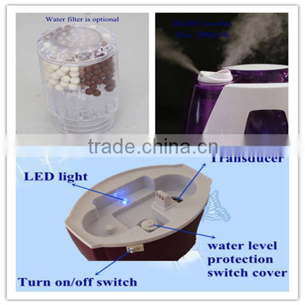 2014 new arrival humidifier ultrasonic air purifier with humidifier