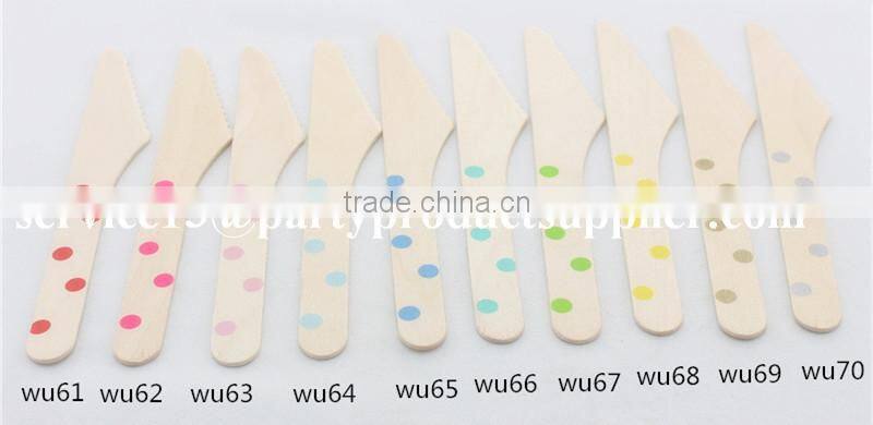 Party Supplies Wooden Fork and Spoon