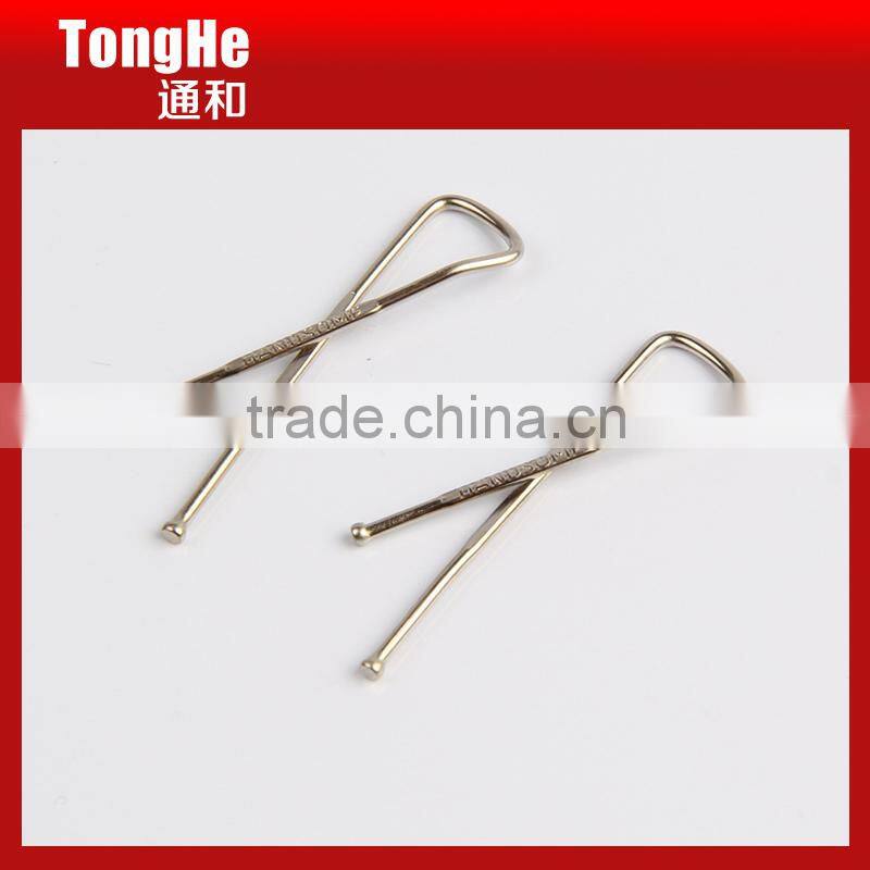 High quality Flat Bar With Handsome Logo Shirt Clip