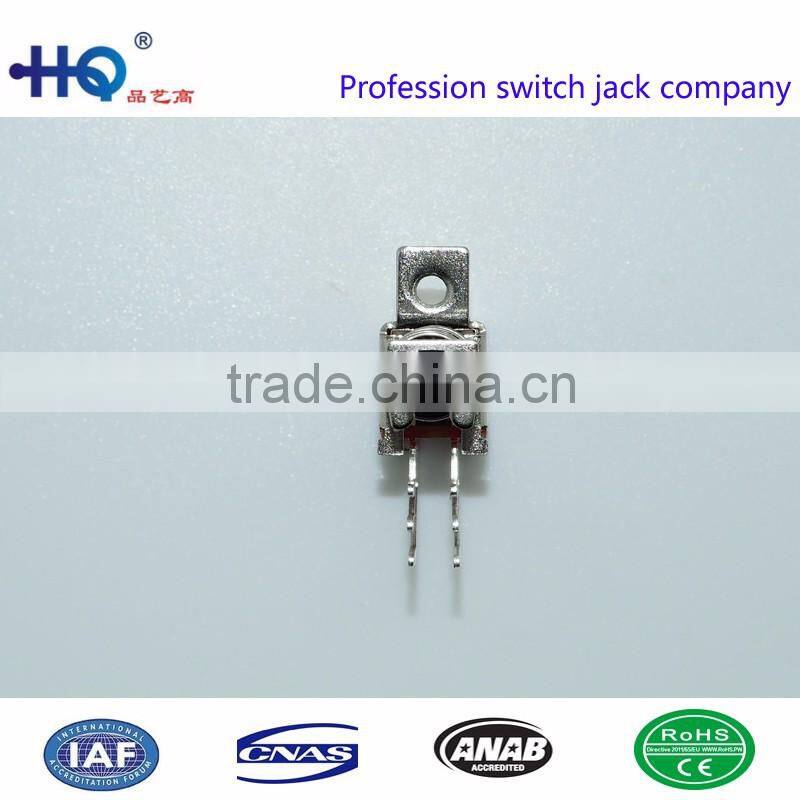 Affordable price push button locked switches, with black knob , PS-22F27