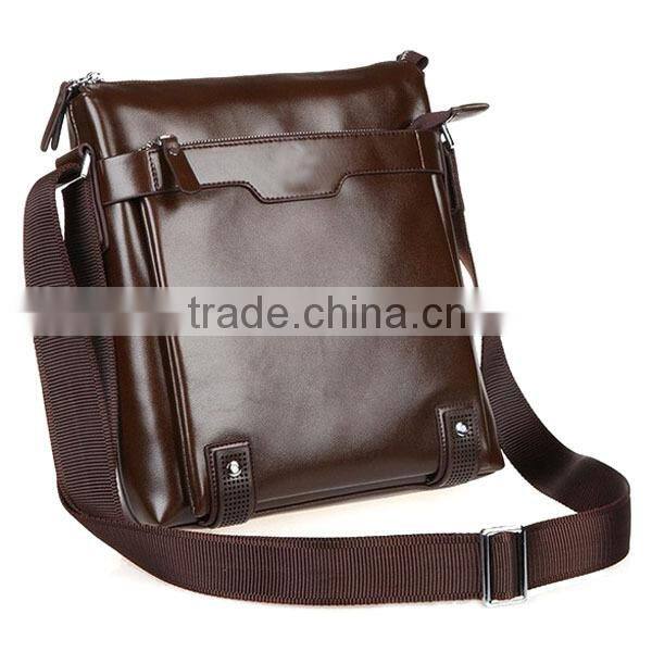 Cheap high quality lightweight men's leather kids briefcase