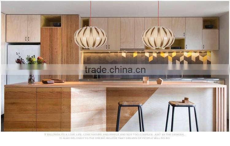 LED pendant Light JK-8005B-24 Beautiful antique wood chandelier wood pendant light