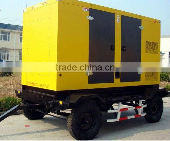 125KVA 100KW Trailer power station