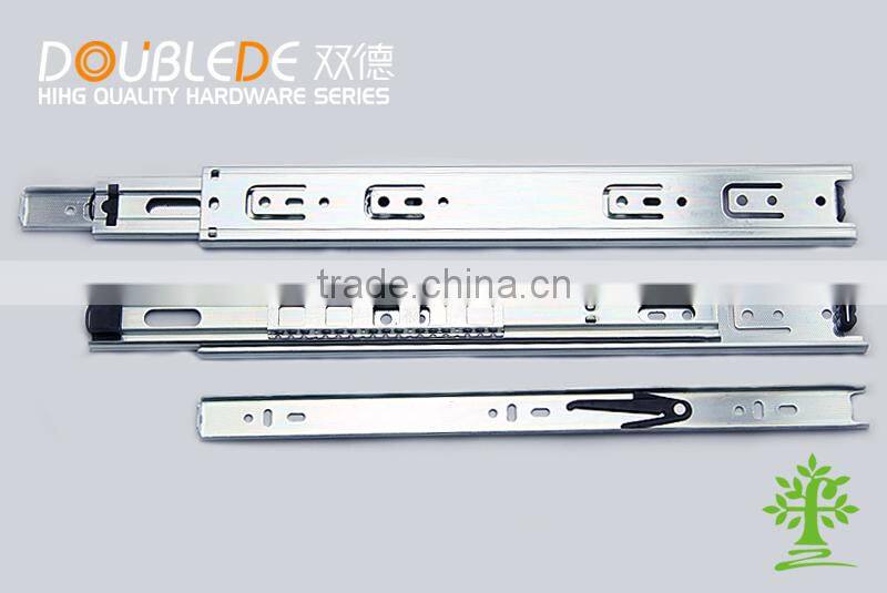 ball bearing drawer slide rail/slow motion drawer slide/telescopic channel drawer slide