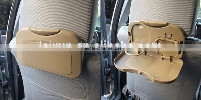 Chinese wholesale plastic material car back seat tray holder laptop table