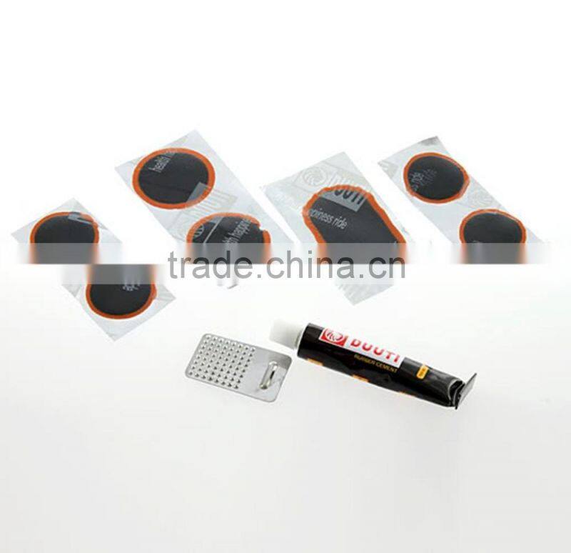 Bike Cycling Tyre Rubber Patches Glue Repair Kits Sets Tools#