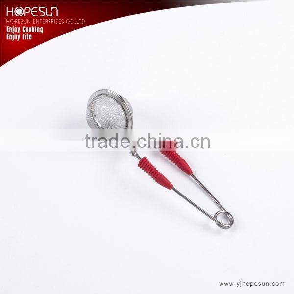 Heart-shaped stainless steel mesh tea infuser