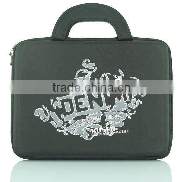 black polyester hard tablet case