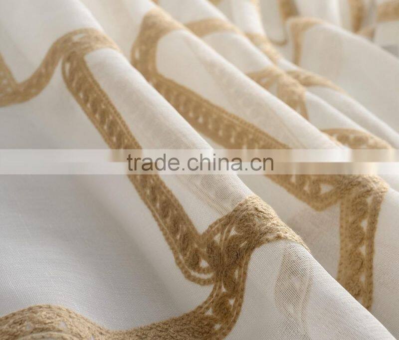 Factory Price Polyester Cotton Curtain Gauze Fabric