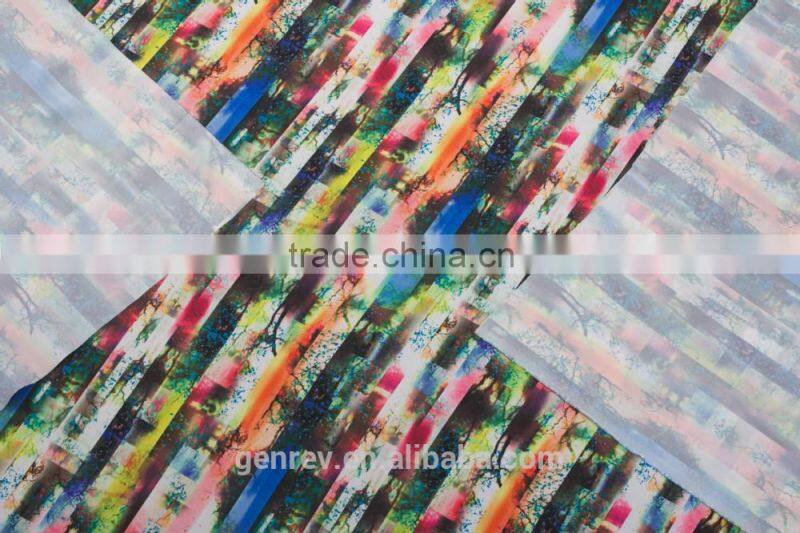 100%polyester fabric printing digital print poly fabric polyester crepe printing fabric