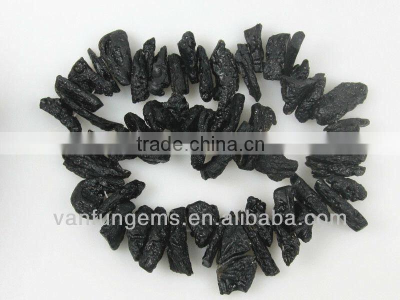 Gemstone beads Tekite nugget for jewelry