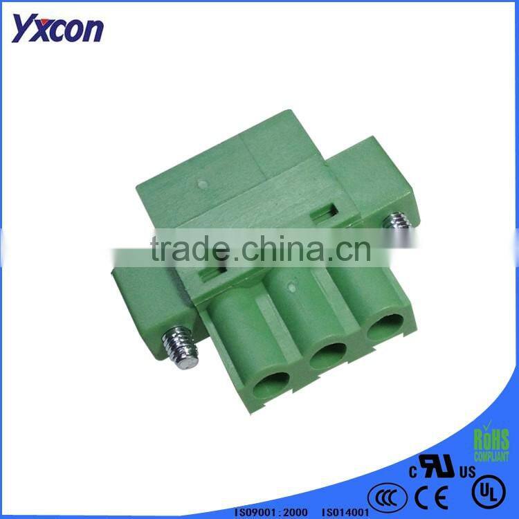 three poles green color wire to board connector Terminal Block