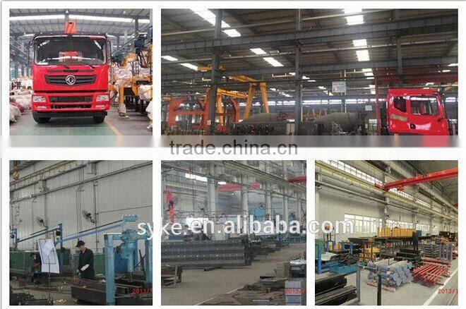 Dongfeng Brand Double Cabin 2 Ton Telescopic Boom Mounted Truck Crane