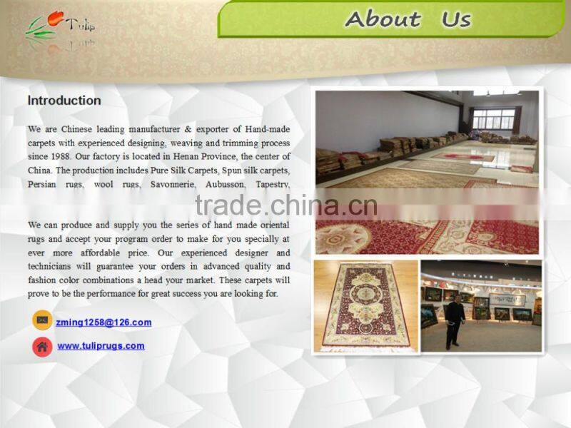 natural hand knotted silk rug handmade persian silk carpets for home hotel villa silk rug