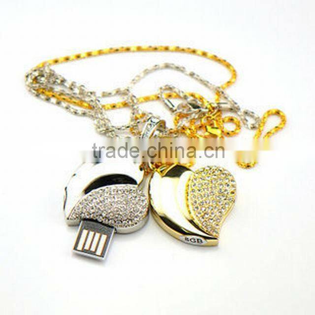 Jewelery heart usb