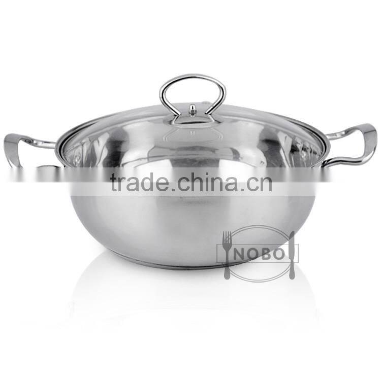 2016 popular Atlantis stainless steel restaurant hot pot for sale