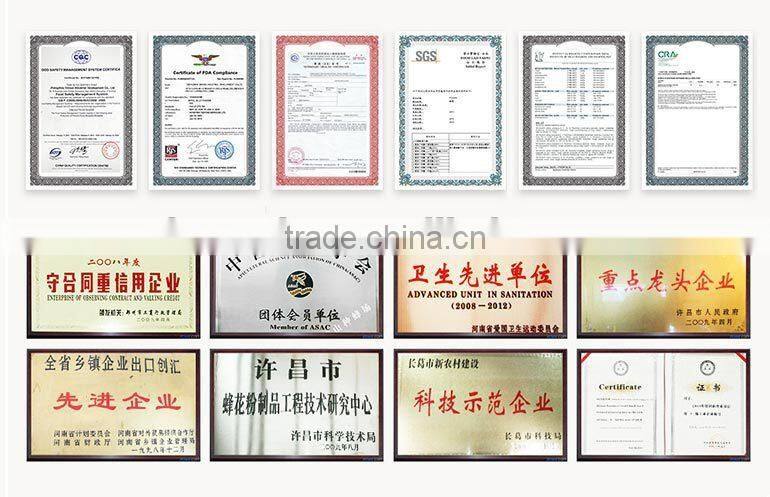 Yellow color plastic pollen collector for beekeeping