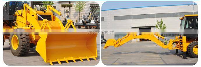 Heavy duty articulated backhoe loader with CE