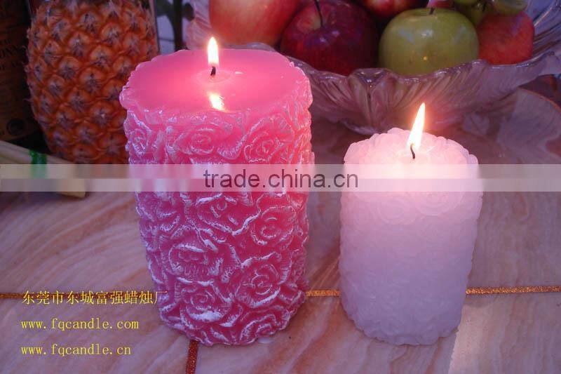 valentine decoration candle, paraffin candle