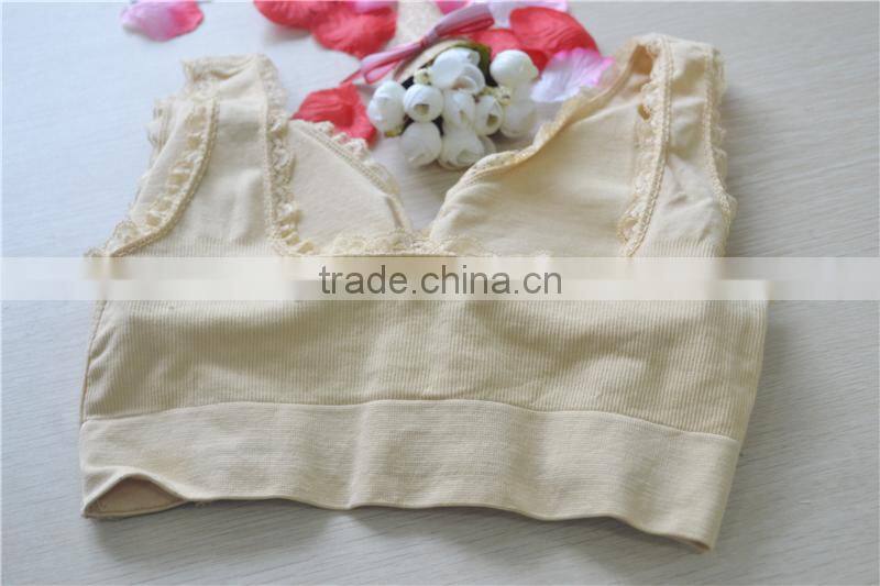 Hot padded cup women seamless sport bra yoga underwear